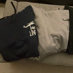 Lot of “Nine Line “ hoodies